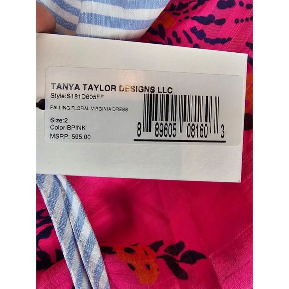 TANYA TAYLOR Virginia Ruched Silk Off the Shoulder Dress Midi‎ - Picture 4 of 12